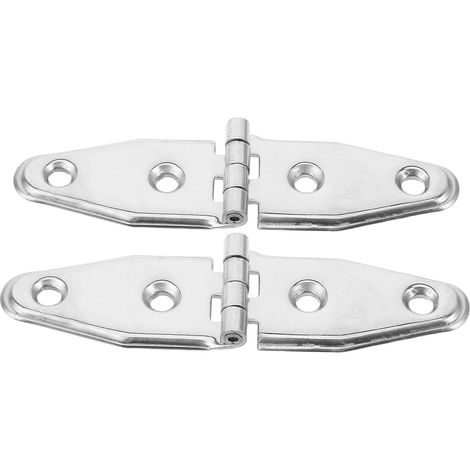 2pièces Charnières De Trappe Moteur inox (1/5)
