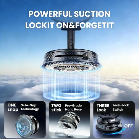 Support voiture 2 en 1 compatible MagSafe, fixation téléphone magnétique avec diffuseur d'arôme intégré, accessoire pratique pour conduite (1/4)