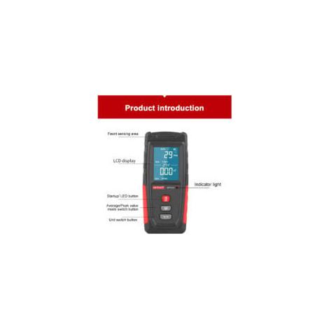 WT3121 instrument de mesure d'ondes électromagnétiques champ électromagnétique double mesure téléphone portable moniteur de rayonnement détecteur de rayonnement domestique