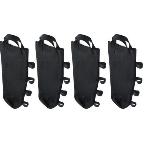 Sac De Lestage À Remplir - 420D Polyester Avec Revêtement Polyuréthane - Pour Parasol Et Mobilier Extérieur - 4 Pièces De 15 Kg (1/5)