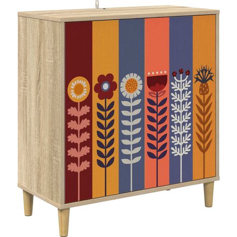 Maison Exclusive - Credenza ESSEN Sonoma 69 x 33 x 75 cm Legno ingegnerizzato (1/5)