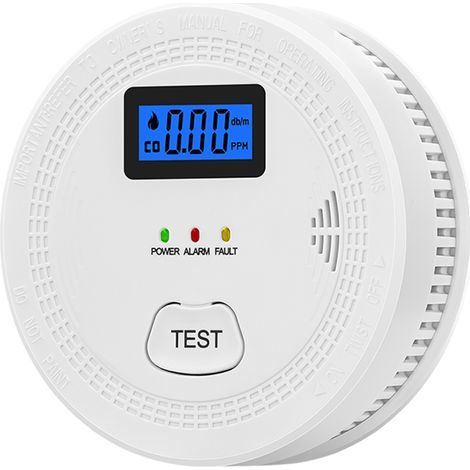 Smoke and carbon monoxide detector Dual high-stability sensors Smart audible and visual alarm Ant-RFI Automatic reset Low battery warning (1/5)