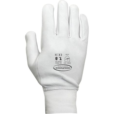 Gants de manutention petits travaux - T8 - Blanc