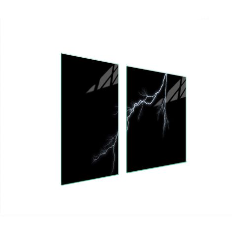 PLAQUE DE PROTECTION EN VERRE POUR POÊLE 90x52 POÊLE