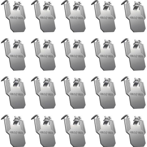 Lot de 20 crochets de suspension pour cadres photo - Pour accrocher en toute sécurité - Sans dommages (1/5)