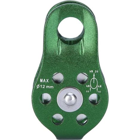Heavy Duty Single Swivel Rope Aluminum Alloy Pulley Wheel Climbing Accessory for Climbing Safety Equipment for Rock Climbing
