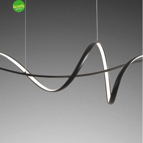 Carola Sospesa Novecento 32W 4000K Nero 1270 Lumen (1/5)