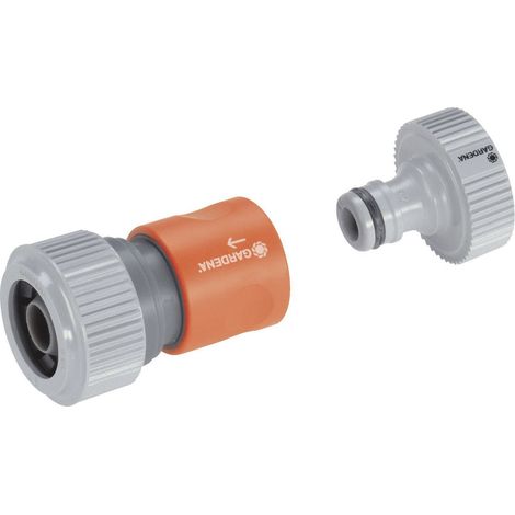 GARDENA 01750-20 Hahn- und Schlauchverbinder Pumpen-Anschlussatz 30,3 mm (1") IG