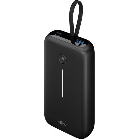 GOOBAY Batterie externe USB 76252, 20 000 mAh, 30 W, USB-A, 2x USB-C, noir (1/5)