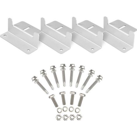Support en Z photovoltaïque pour camping-car, support pour bateau, panneau solaire, support en Z photovoltaïque en aluminium (1/3)