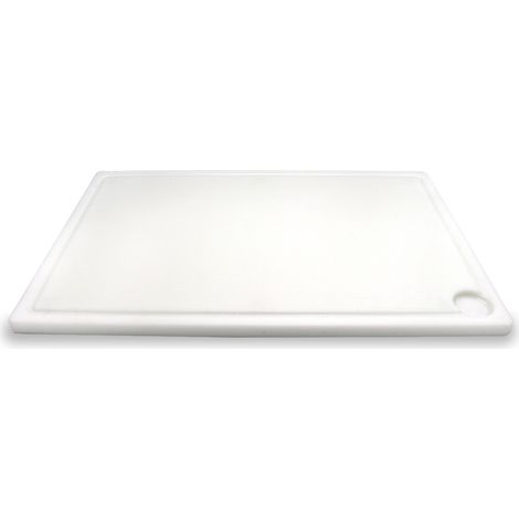 1 Schneidebrett Pro 60 x 40 x 2 cm mit Rille und Saftauffangschale – Das Praktische