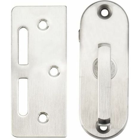 AHLSEN Verrou Porte en Acier Inox Loquet Porte Antirouille Verrou Porte Coulissante à Visser Verrou de Sécurité Fermeture Porte Loquet Verrou Porte Garage pour Porte Grange Sécurité Garage (1/4)
