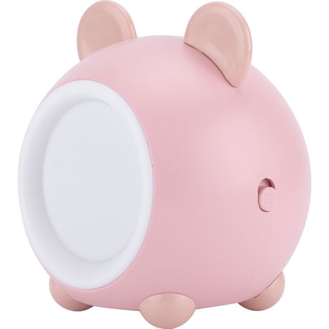 Veilleuse USB verticale à motif ours rose, lampe de table verticale pour armoire, chambre, bureau, décoration intérieure XY010X (1/5)