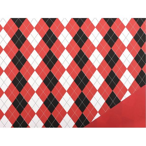 L'Arcolaio Rotolo Bobina decorazione Natale H 1 Mt L 25 Mt Ppl Rosso Nero
