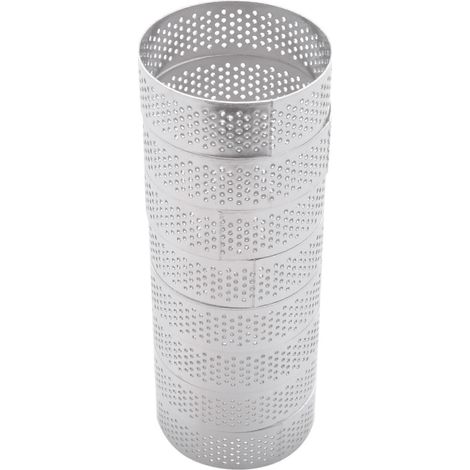 8 pièces gâteau cercle à mousse rond double roulé cercle à tarte métal moule 6cm (1/5)