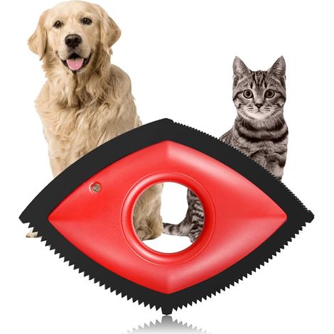 Epilator for Dogs Cats Home Car Sofa Beds Carpets Removal Red (1/4)