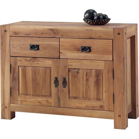 Console en bois recyclé coloré blanchi 120cm LILA - 120x40x90 cm - Kayu Meuble (1/5)