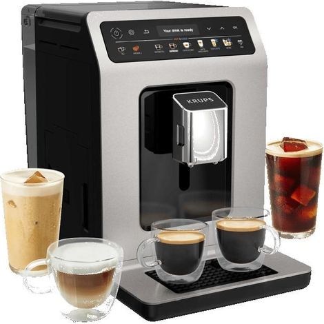 KRUPS Evidence Hot & Cold, Automatische Espressomaschine, 18 integrierte Rezepte, EA898DF1 (1/5)