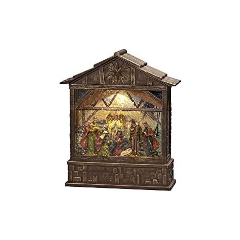 Konstsmide LED Wasserlaterne Krippe mit Geburt Jesus, für Innen (1/3)