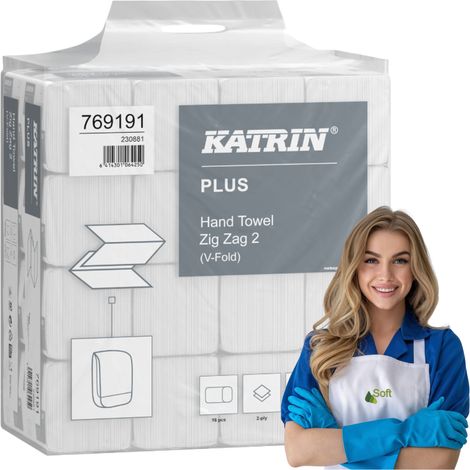 ZZ Plus Katrin asciugamano 3104 pezzi. 2 w. cellulosa nuovo ean (1/5)