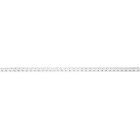 Poutre carrée 35 trous 8x8x280mm pour structure robotique 3106‑0035‑0280, pièce accessoire de rechange (1/5)