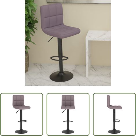 Tabouret de bar - Tabouret de bar Taupe Tissu (1/5)