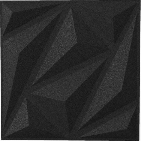 COSTWAY 20-Pack 3D Acoustic Wall Panels Soundproof Interior Decoration-Black (1/5)
