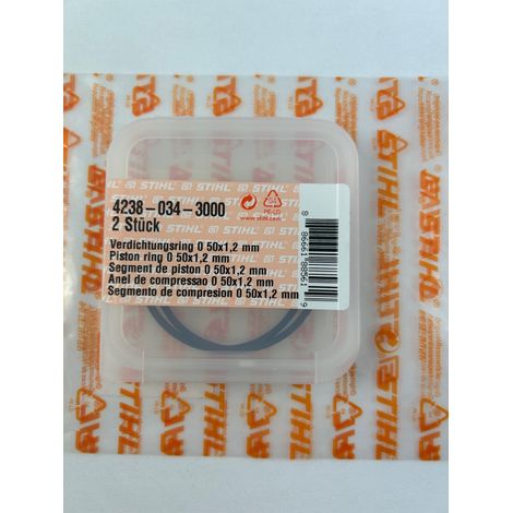 2x STIHL original Kolbenringe 42380343000 50x1,2mm TS410 TS420