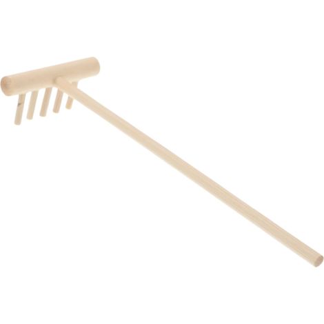 Mini Râteau à Sable pour Jardin Zen en Bois, Outil de Jardinage Facile à Nettoyer, pour Plateau de Sable et Contemplation (1/5)