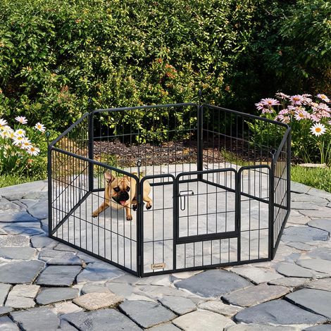 Barrière pour chien negro en acero 160 x 80 x 60 cm (1/5)