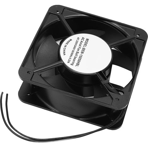 Ventilateur axial BERM AC 220/240 V CA à roulement à billes, débit d'air important, silencieux et puissant pour le refroidissement DIY (1/5)