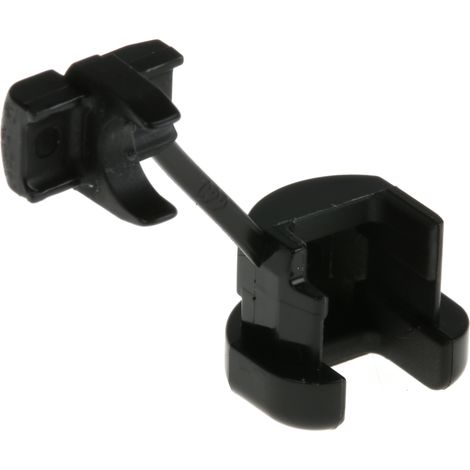 Bague de positionnement, RS PRO, Réducteur de tension Nylon 66, Noir, diamètre maximum: 7.4mm ( Prix pour Sachet de 25 ) (1/2)
