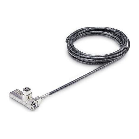 Cadenas startechcom dual-access laptop lock câble acier 2 m