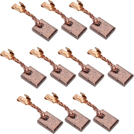 Lot de 10 balais de charbon pour perceuse électrique 13,5 x 10 x 3 mm compatibles avec CB440 CB448 CB436 BDF446/442 194159-4 194427-5 195021-6 TD134D BFS440 (1/5)