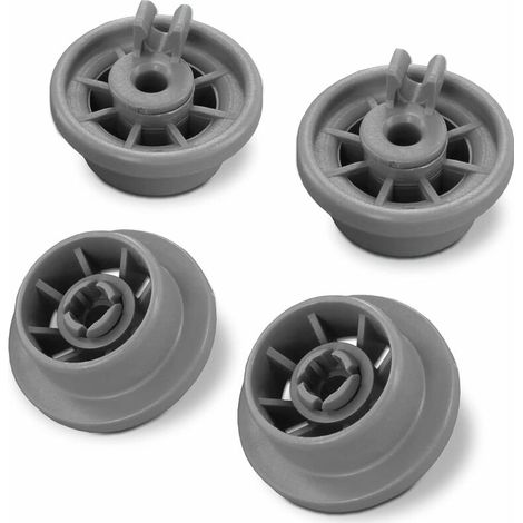 Bosch Siemens 4 Lenkrollen für den unteren Korb, kompatibel mit 00165314 165314 00420198 420198 für Geschirrspüler (1/4)