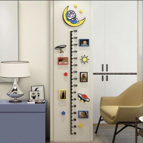 Règle de Mesure Murale pour Enfants - Tableau de Croissance Acrylique Déco Chambre Bébé