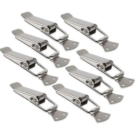 Fermoir de tension en acier inoxydable avec vis, fermoir à levier de 56 mm, loquet à ressort à bascule, clip de serrage, fermeture de boîte, capuchon de verrouillage pour boîte à outils (1/5)