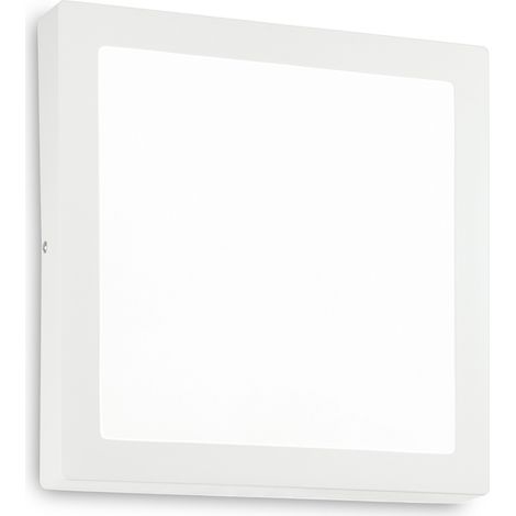 Applique Moderna Square Universal Alluminio-Plastiche Bianco Led 36W 3000K D40 (1/4)