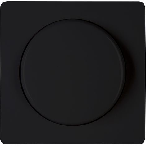 Kopp - PARIS – Abdeckung für Druck-Wechseldimmer, Farbe: mattschwarz - 333750188 (1/2)