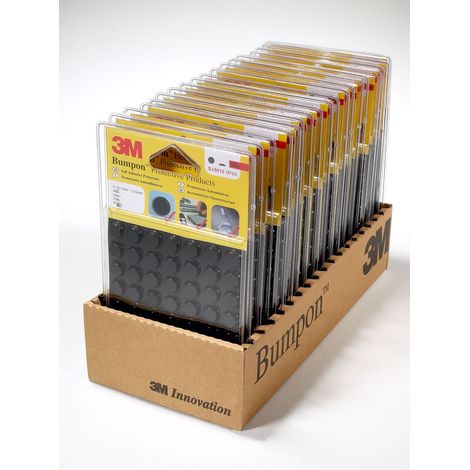 Butée adhésive Adhésif 3M Circulaire 12.7mm en PUR ( Prix pour 1 ) (1/5)