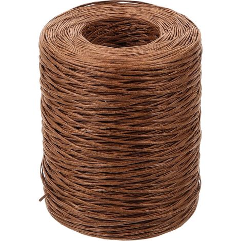 de fer souple de 2 mm x 200 m marron foncé rouleau flexible