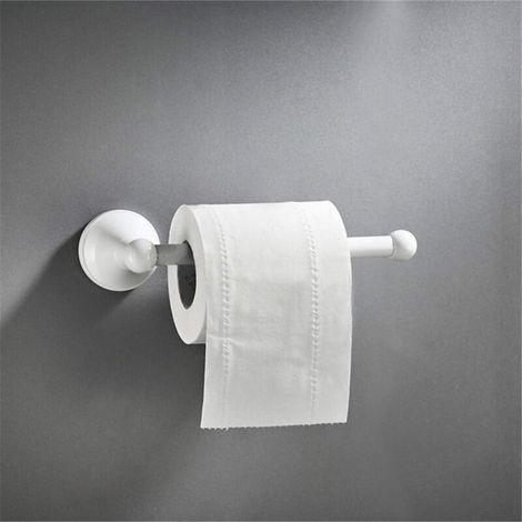 White Toilet Paper Holder Antique Kitchen Paper Bar Brass Bathroom and Kitchen Wall Mounted Toilet Roll Holder, Brushed Bronze