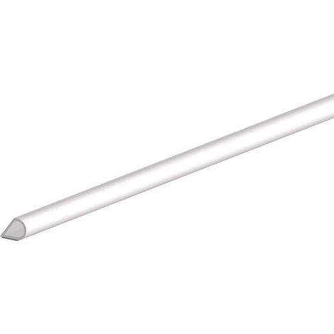 Tope  de  puerta  dg.232  L.6m  A.9,5mm  autoadhesivo  silicona  blan.  neg.  silicona  ELLEN (1/2)