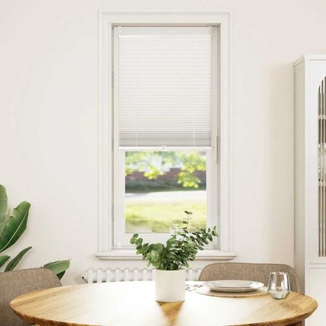 Store plissé occultant 60×125 cm Blanc (1/5)