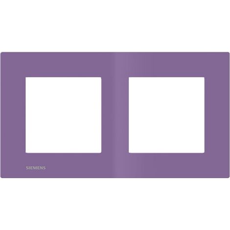 SIEMENS Plaque Double Violet DELTA VIVA