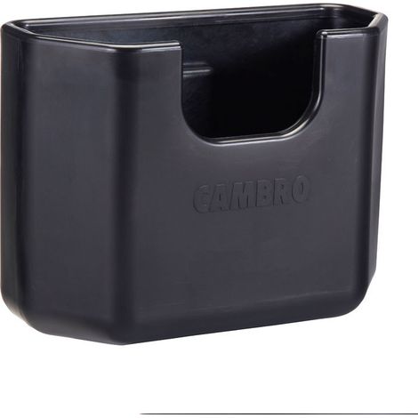 Petit bac de raccordement rapide - 17.8 x 40.6 x 30.9 cm - Noir - Cambro