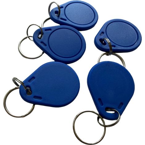 Badge RFID 13,56 MHz Programmable Android, UID Bloc-0 Modifiable, Lot 5 Bleu