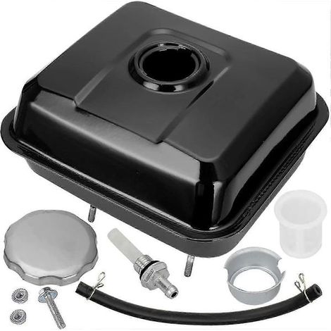 Réservoir d'essence avec bouchon anti-taches compatible avec les moteurs de karting Honda GX200, GX160, GX140, Predator, Baja Warrior Heat 5,5 ch, 6,5 ch, MB165 et MB20 (196 cm³). (1/5)