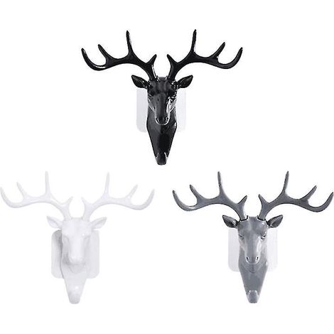 3 hameçons en forme de bois de cerf (1/3)