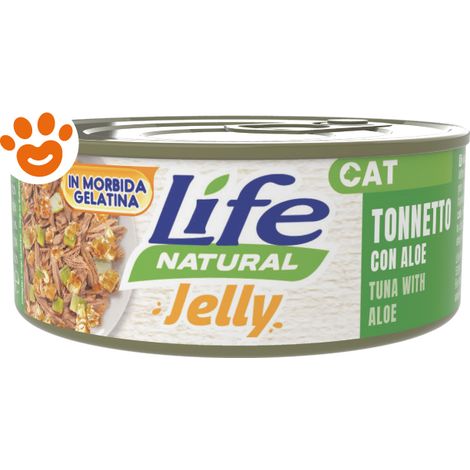 Life Cat Jelly Tonnetto con Aloe - Lattina 70 Gr -